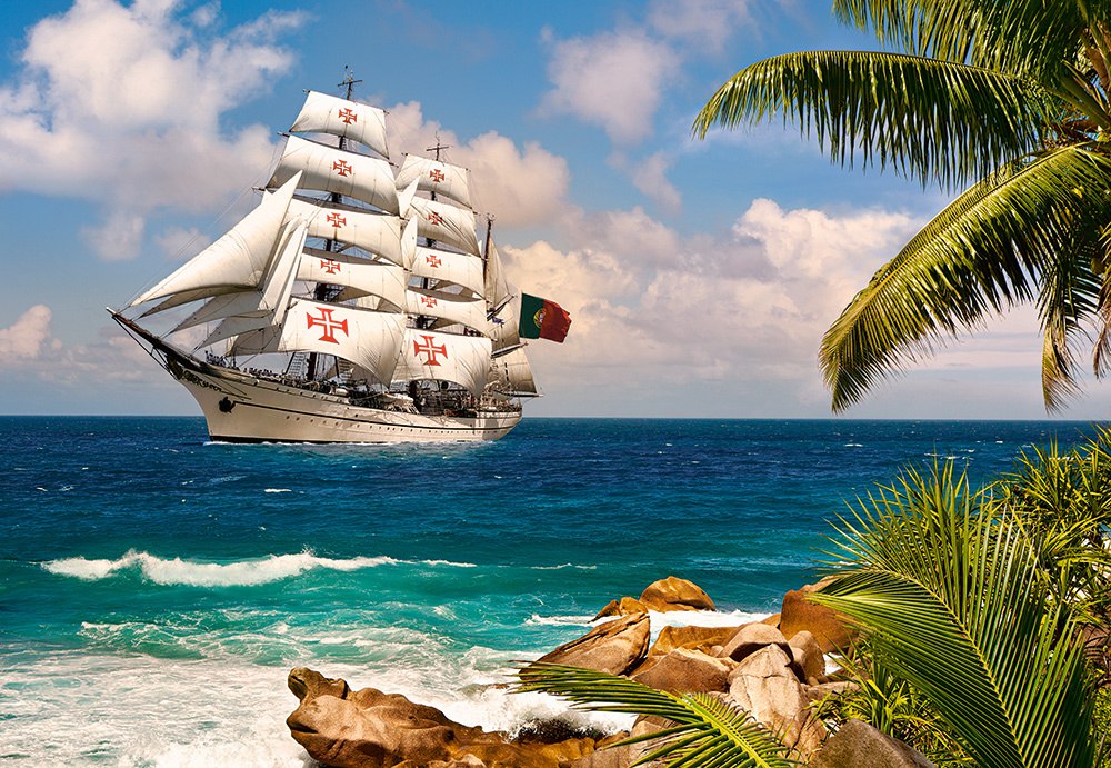 Sailing in the Tropics - 1000pc Jigsaw Puzzle By Castorland