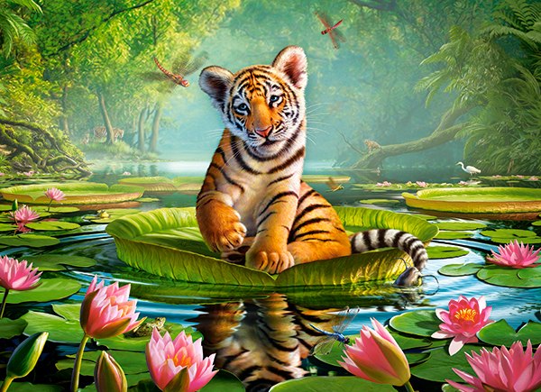 Tiger Lily - 300pc Jigsaw Puzzle By Castorland