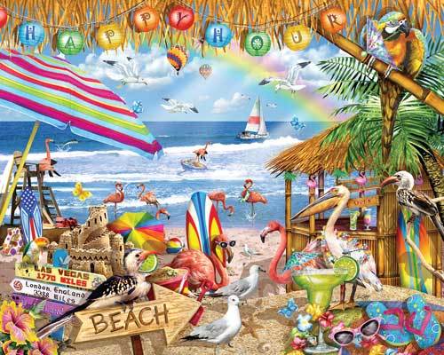 Happy Hour - 1000pc Jigsaw Puzzle By White Mountain