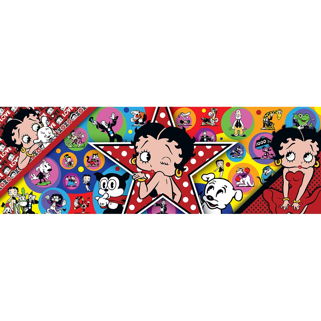 Betty Boop - 1000pc Panoramic Jigsaw Puzzle by Masterpieces  			  					NEW