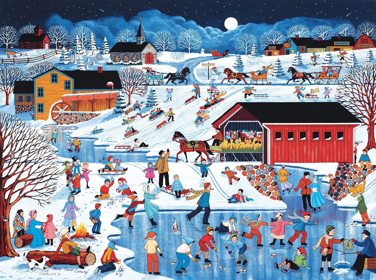 More Snow Coming - 1000pc Jigsaw Puzzle By Sunsout  			  					NEW