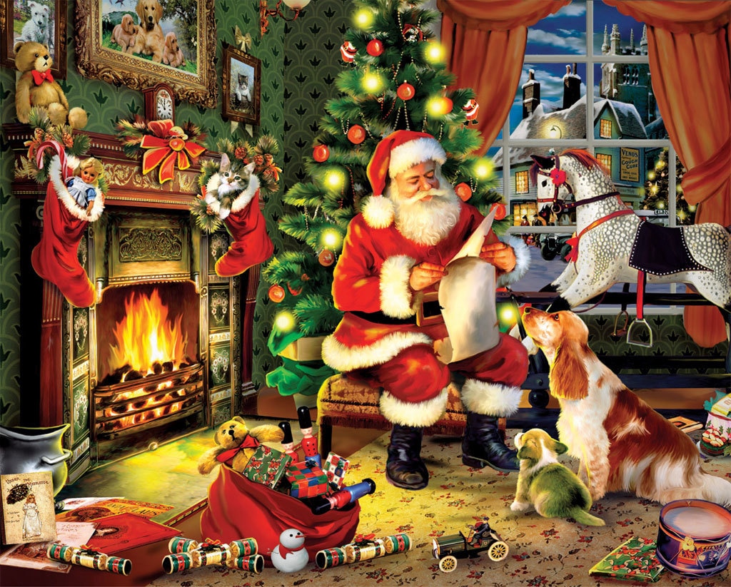 Checking It Twice - 1000pc Jigsaw Puzzle by White Mountain