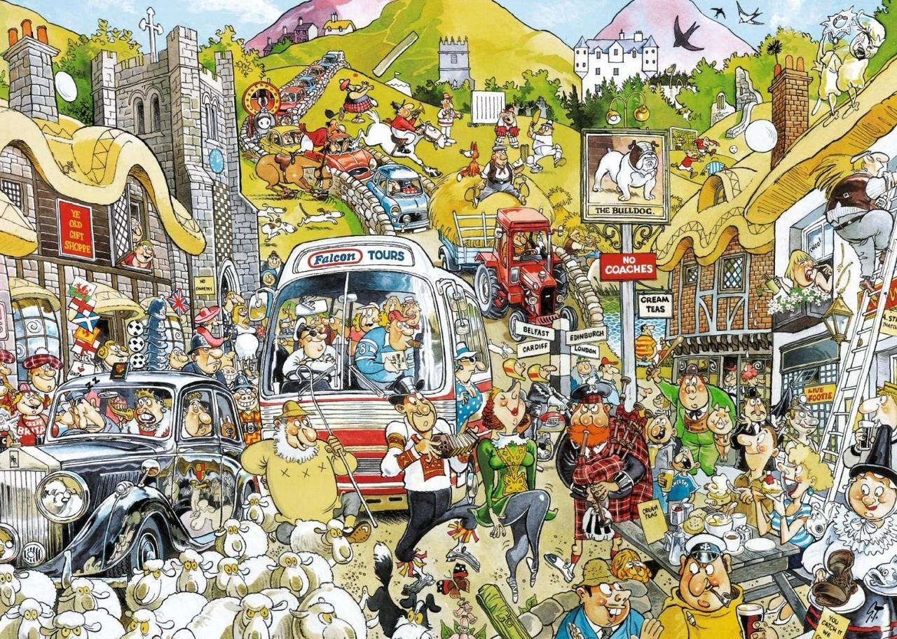 Graham Thompson: Britain United - 1000pc Jigsaw Puzzle By Falcon  			  					NEW