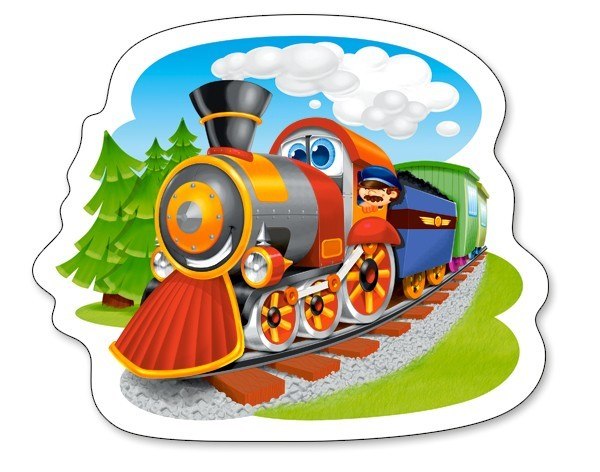 Steam Train - 15pc Jigsaw Puzzle By Castorland - image 1