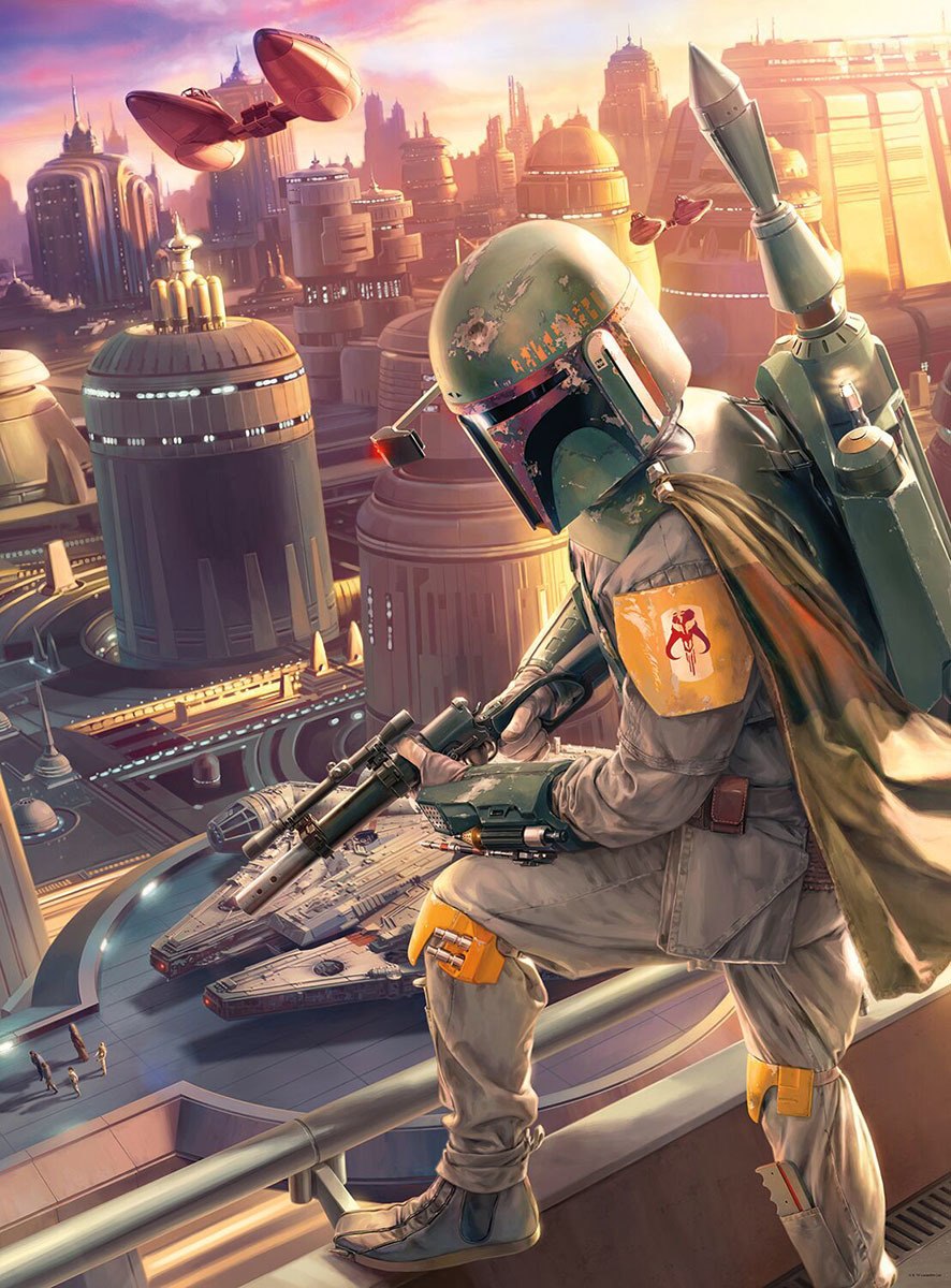 Star Wars: Boba Fett - 1000pc Jigsaw Puzzle By Buffalo Games  			  					NEW