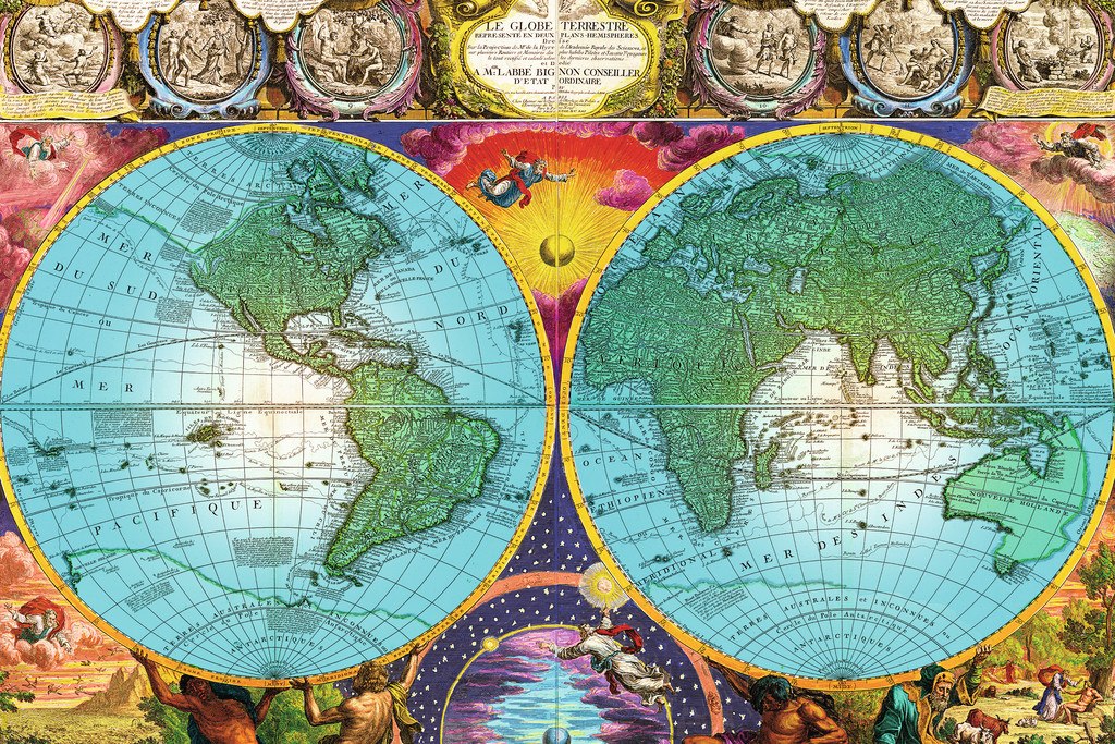 Antique Map - 3000pc Jigsaw Puzzle By Ravensburger