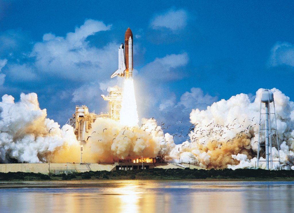 Space Shuttle Take-off - 1000pc Jigsaw Puzzle by Eurographics
