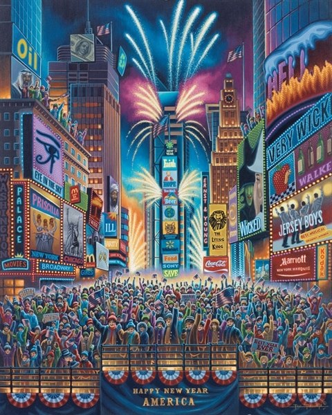 Times Square - 500pc Jigsaw Puzzle by Dowdle