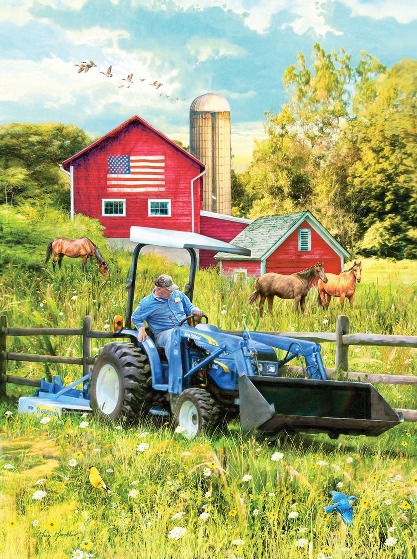 New Holland Field Day - 1000pc Jigsaw Puzzle by SunsOut