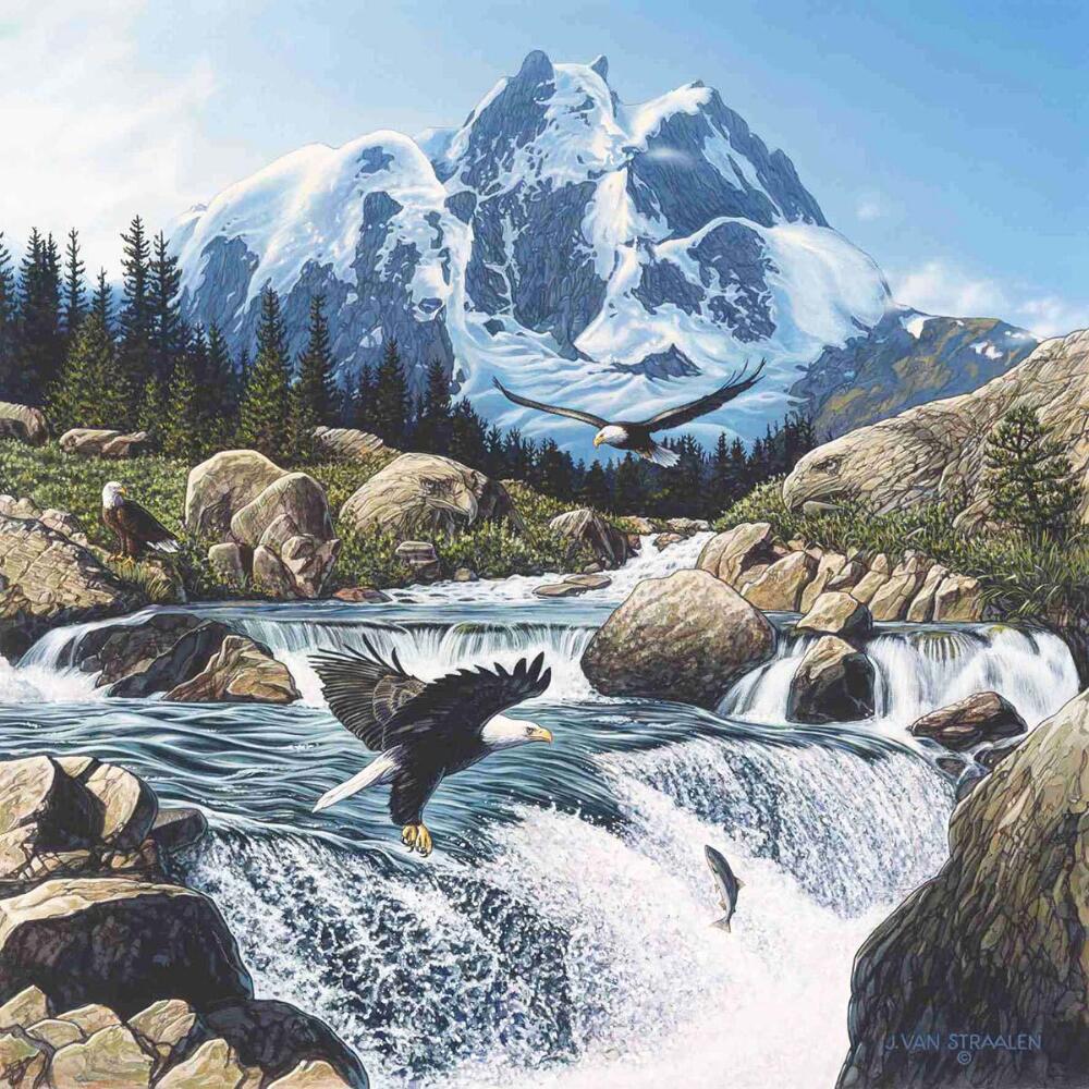Fishing at Eagle Rocks - 1024pc Jigsaw Puzzle by Anatolian