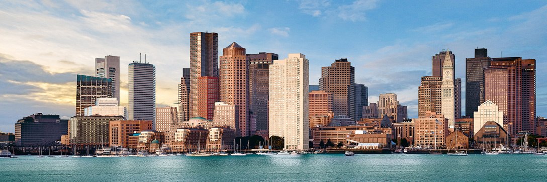 Cityscape: Boston - 1000pc Panoramic Jigsaw Puzzle by Masterpieces