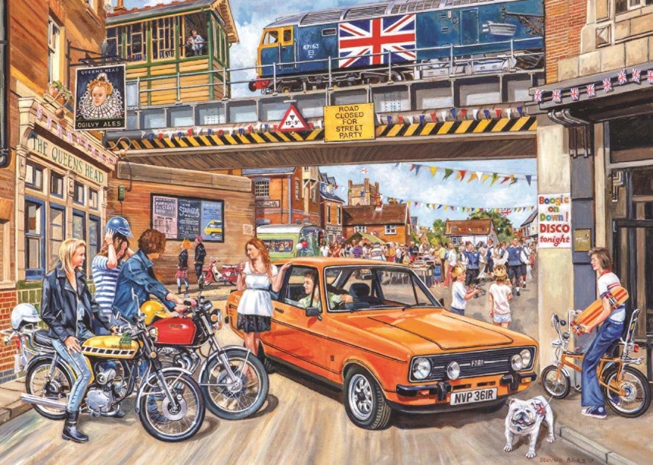 Spirit of the 70's - 1000pc Jigsaw Puzzle By Falcon  			  					NEW