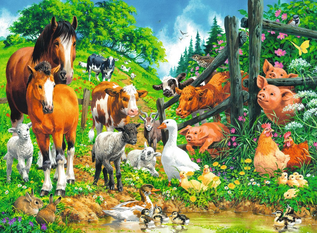 Animals Get Together - 100pc Jigsaw Puzzle By Ravensburger  			  					NEW