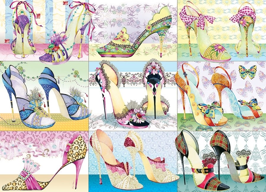 Shoe Boxes - 1000pc Jigsaw Puzzle by Cobble Hill