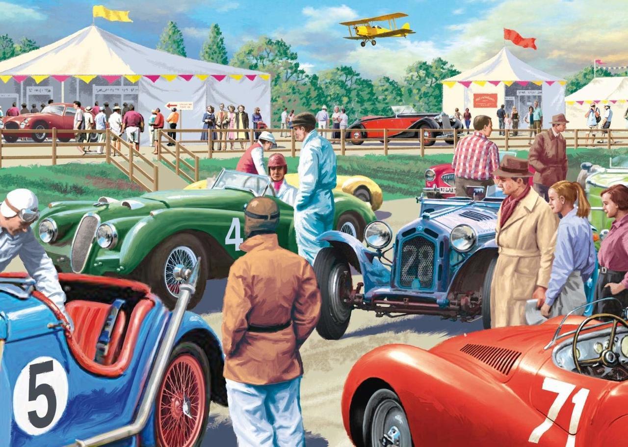 Legends Of The Track - 1000pc Jigsaw Puzzle By Falcon  			  					NEW