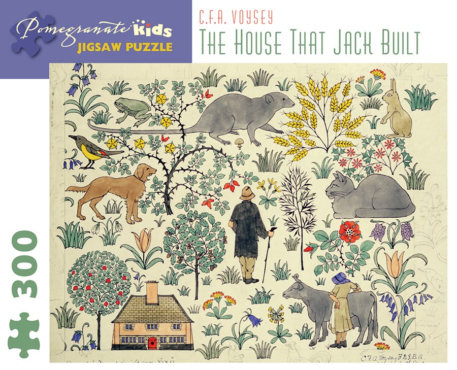 Voysey: The House that Jack Built - 300pc Jigsaw Puzzle by Pomegranate