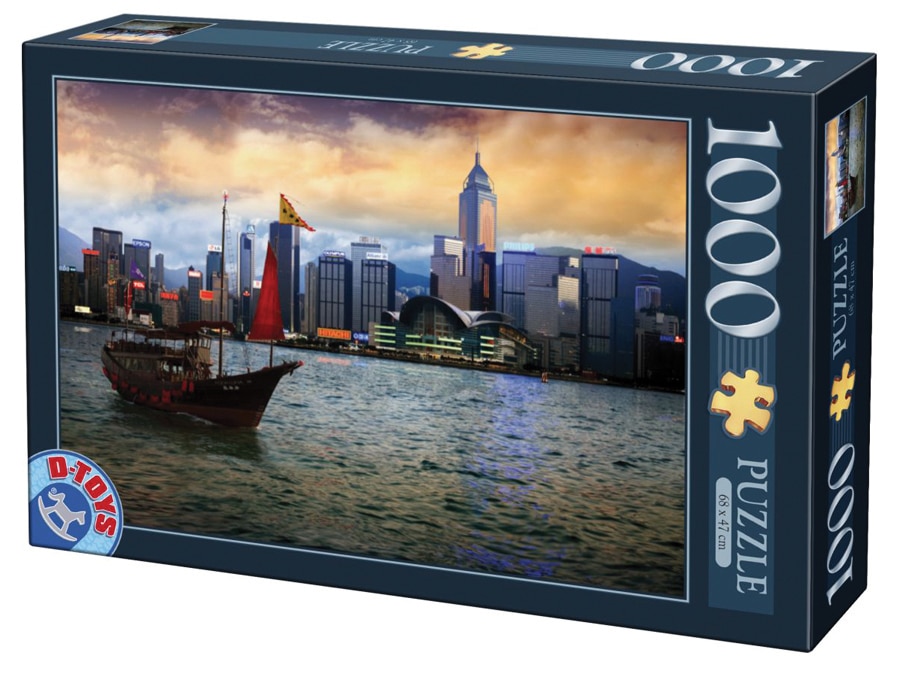Hong Kong  - 1000pc Jigsaw Puzzle by D-Toys