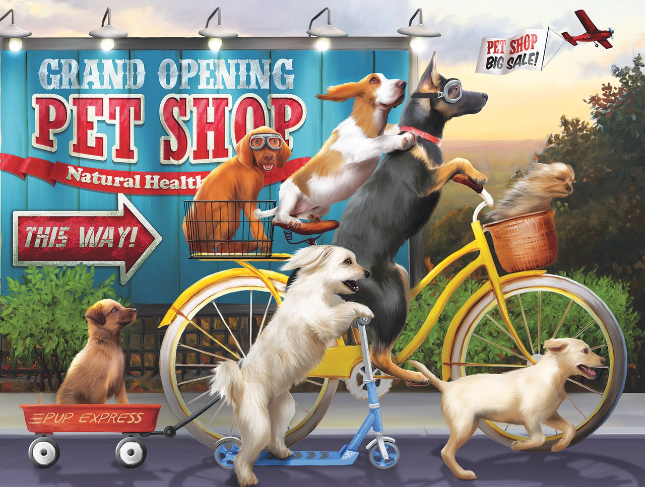 Off to Market - 300pc Jigsaw Puzzle By Sunsout  			  					NEW