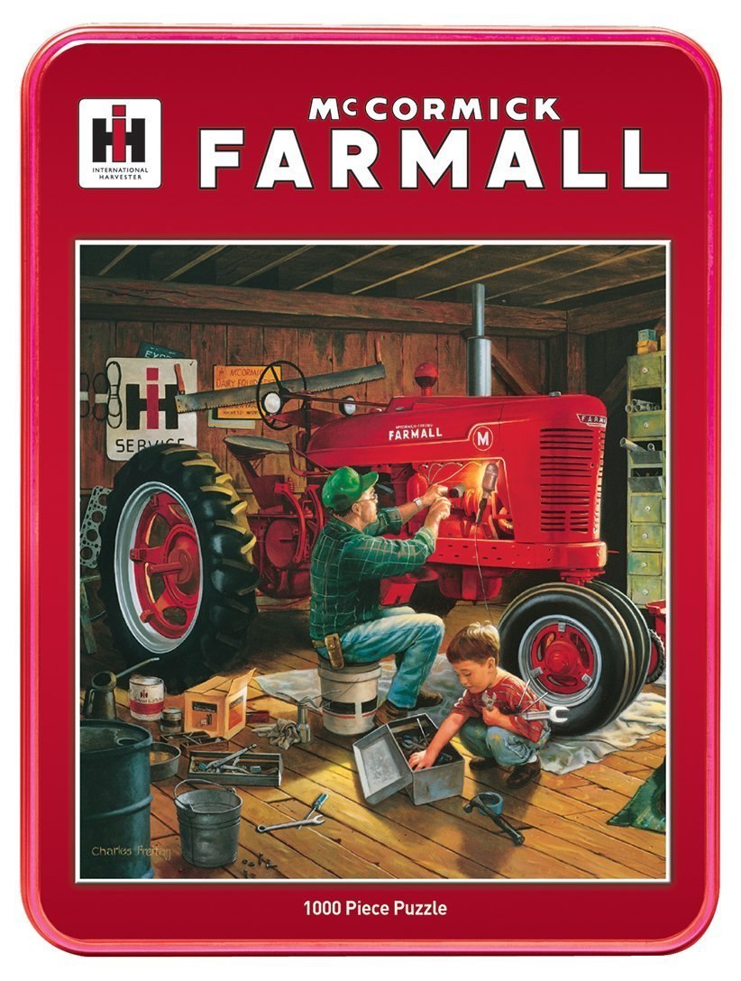 Forever Red - 1000pc Jigsaw Puzzle Tin by Masterpieces