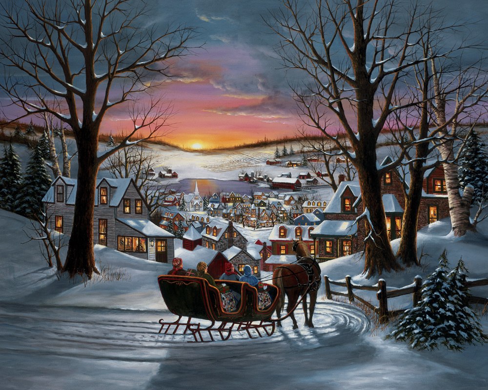 Peace on Earth - 1000pc Jigsaw Puzzle by Vermont Christmas Company