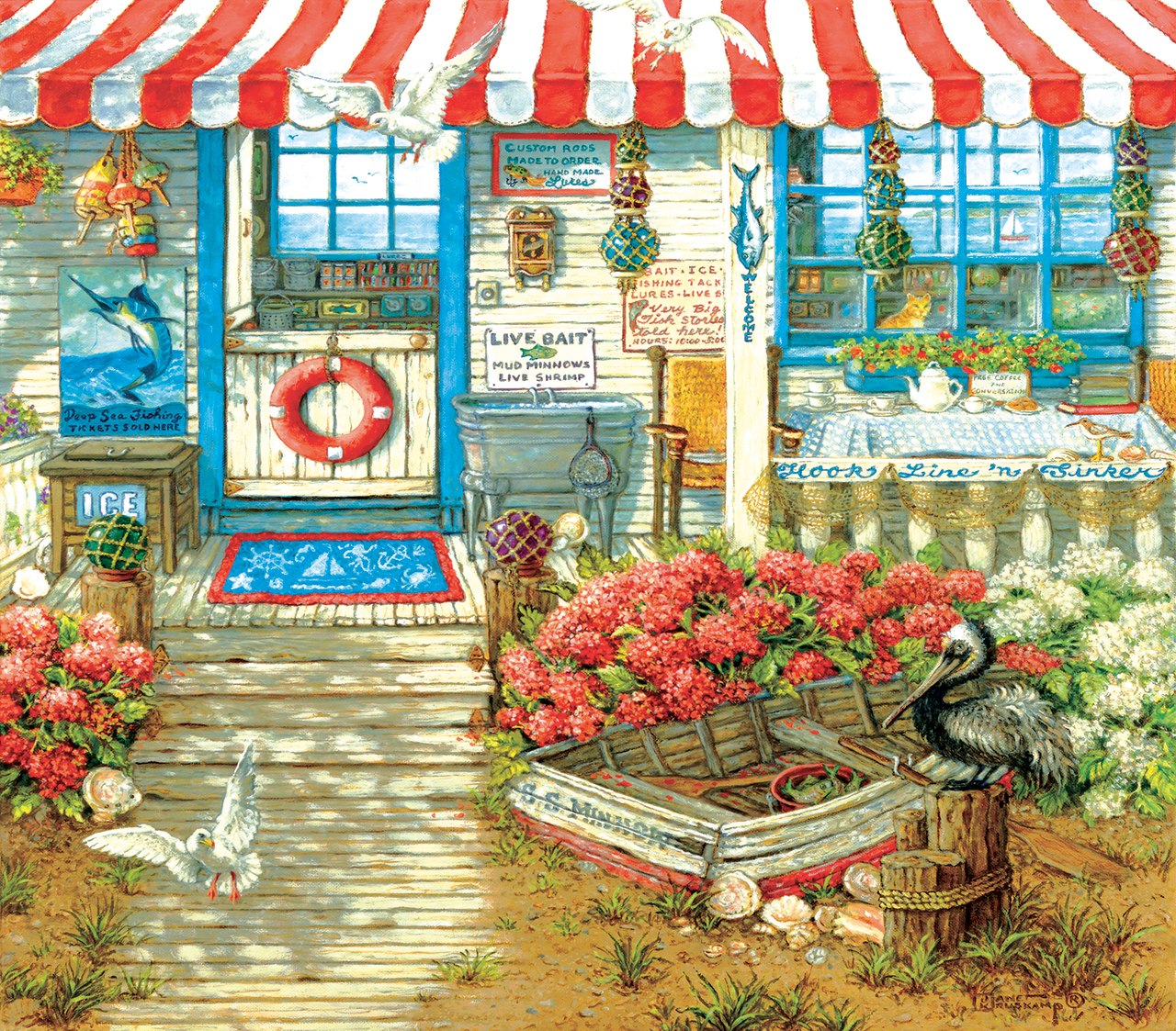 Hook Line and Sinker - 300pc Jigsaw Puzzle by Sunsout  			  					NEW