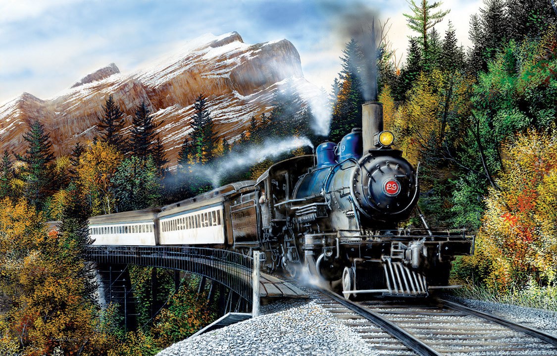 Autumn Mist - 1000pc Jigsaw Puzzle by SunsOut