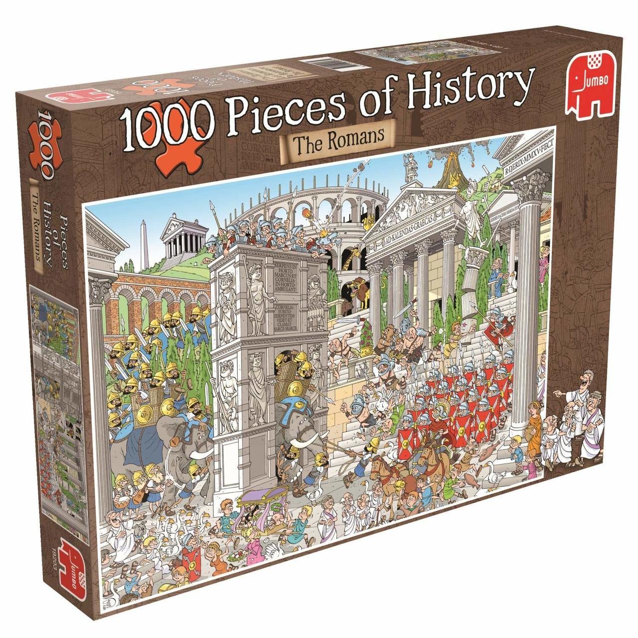 Pieces of History: The Romans - 1000pc Jigsaw Puzzle By Jumbo  			  					NEW - image 1