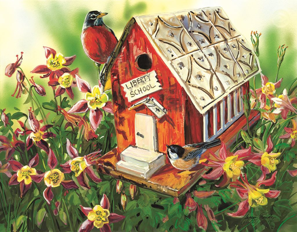 Liberty School - 550pc Jigsaw Puzzle By Sunsout