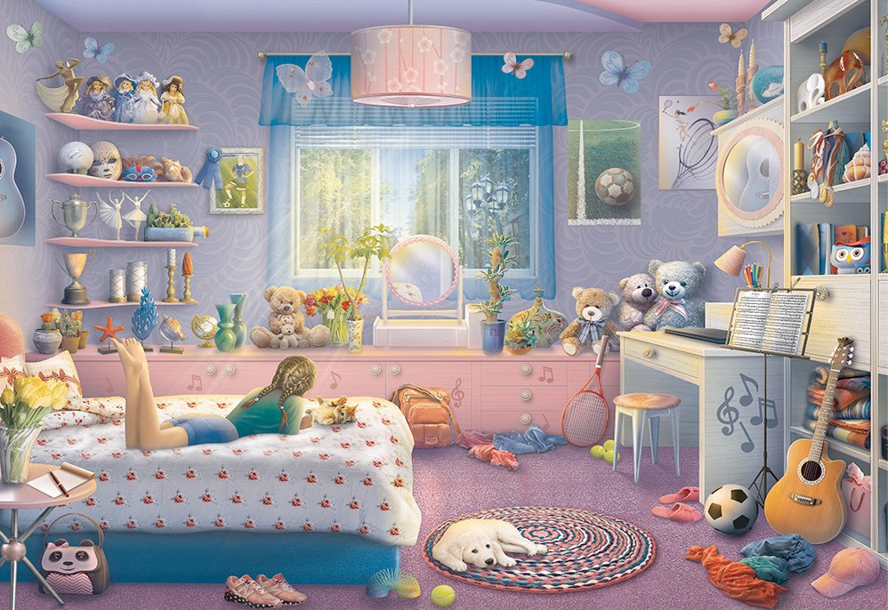 Sister's Space - 200pc Jigsaw Puzzle by Ravensburger  			  					NEW
