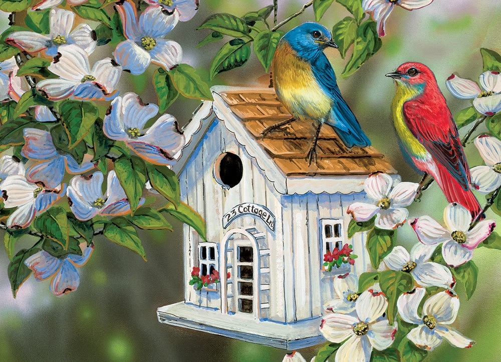 23 Cottage Lane - 300pc Large Format Jigsaw Puzzle by Eurographics