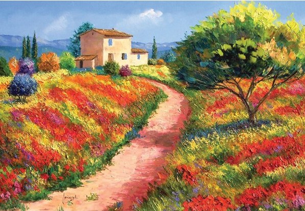 Summer Times: Provencal House - 500pc Jigsaw Puzzle by Holdson  			  					NEW