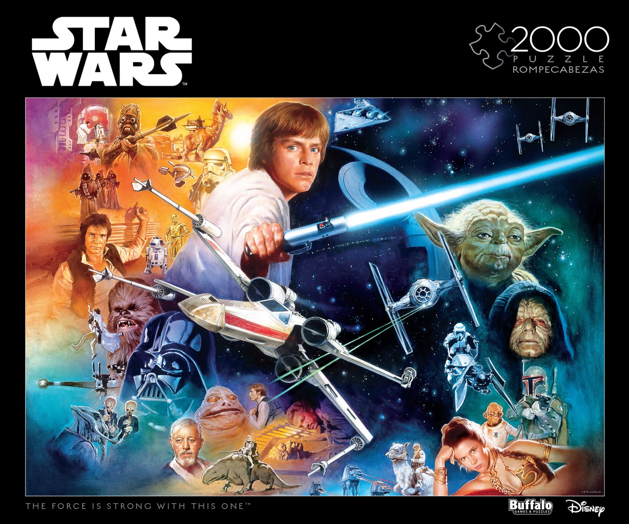 The Force Is Strong With This One - 2000pc Jigsaw Puzzle By Buffalo Games - image 1