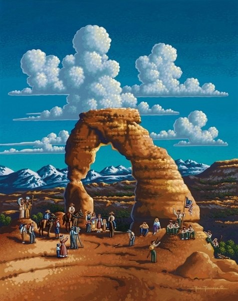 Delicate Arch  - 500pc Jigsaw Puzzle by Dowdle