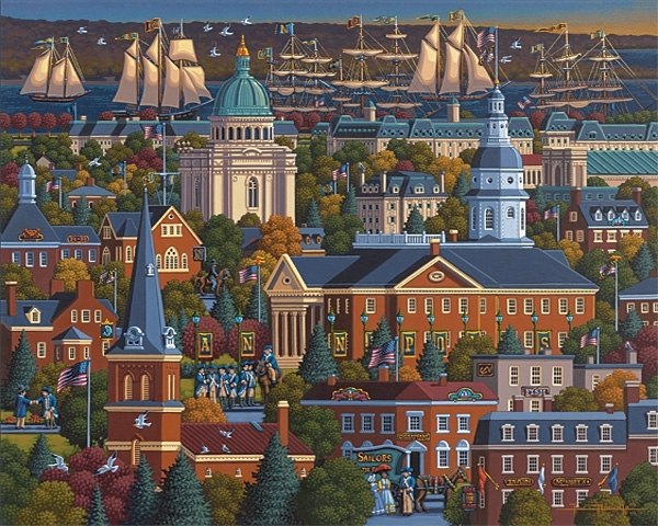 Annapolis - 500pc Jigsaw Puzzle by Dowdle