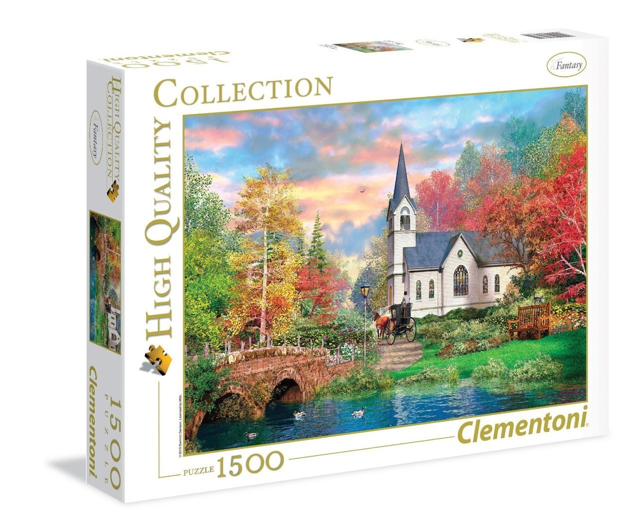 Colorful Autumn - 1500pc Jigsaw Puzzle by Clementoni - image 1