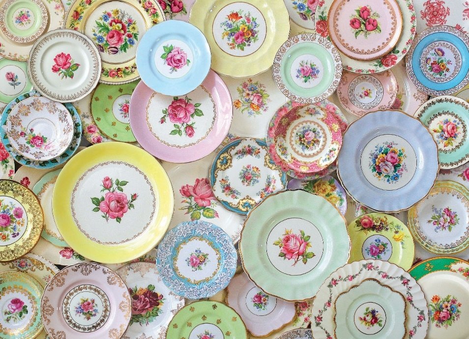 Plate Collection - 1000pc Jigsaw Puzzle by Eurographics  			  					NEW
