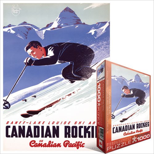 Lake Louise Ski Areas - 1000pc Jigsaw Puzzle by Eurographics
