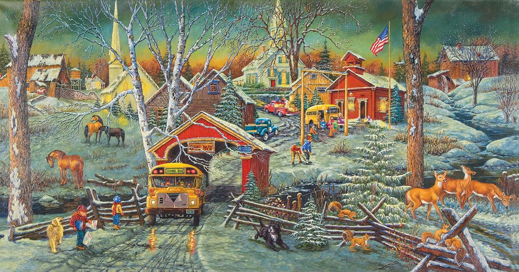 Snow Days - 500pc Jigsaw Puzzle by SunsOut