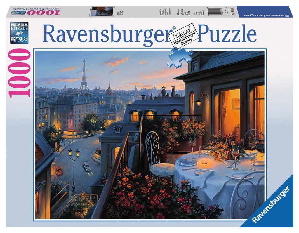 Paris Balcony - 1000pc Jigsaw Puzzle By Ravensburger - image 1