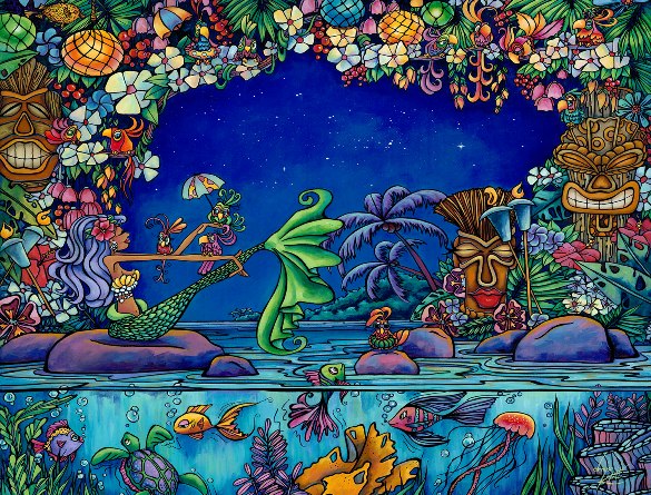 Klette: Mermaids in Paradise - 750pc Jigsaw Puzzle By Standout Puzzles  			  					NEW