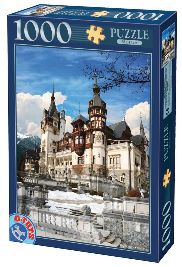 Peles Castle Portrait  - 1000pc Jigsaw Puzzle by D-Toys