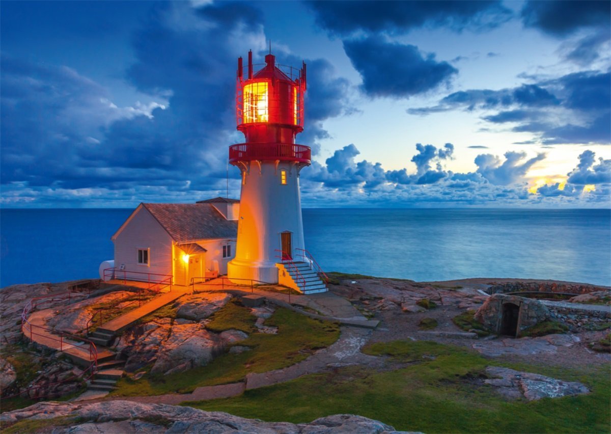 Lighthouse at Twilight - 1000pc Jigsaw Puzzle by Schmidt  			  					NEW