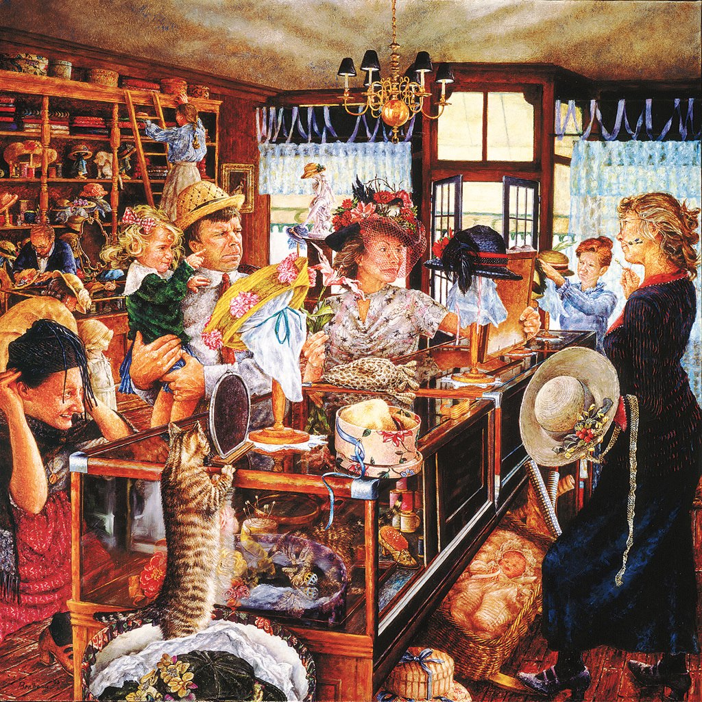 The Millinery Shop - 500pc Jigsaw Puzzle by SunsOut
