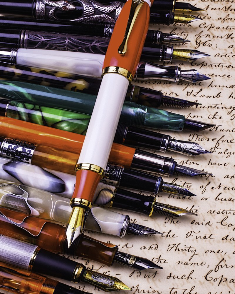 Fountain Pens - 1000pc Jigsaw Puzzle by Vermont Christmas Company