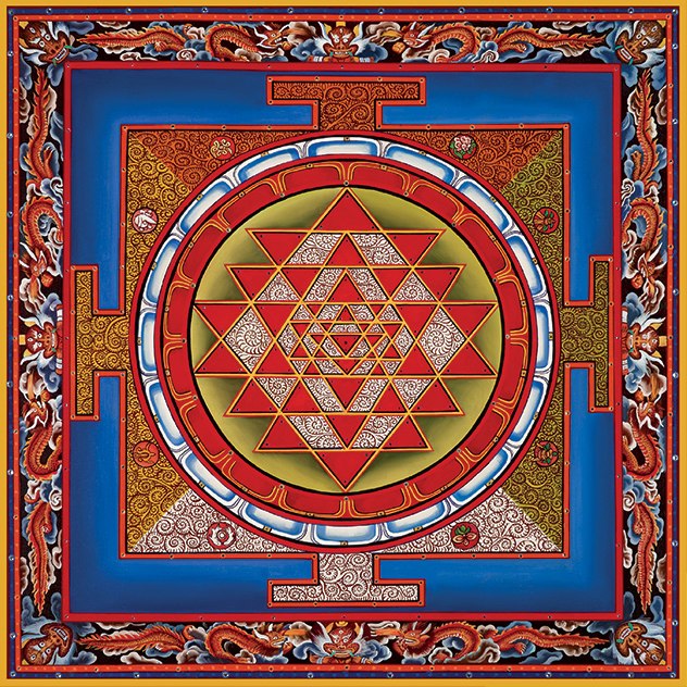 Heussenstamm: Sri Yantra - 1000pc Jigsaw Puzzle by Pomegranate  			  					NEW