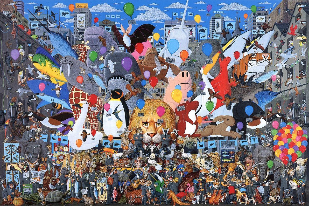 Wilks: The Ultimate Noah's Ark - 1000pc Jigsaw Puzzle by Pomegranate  			  					NEW