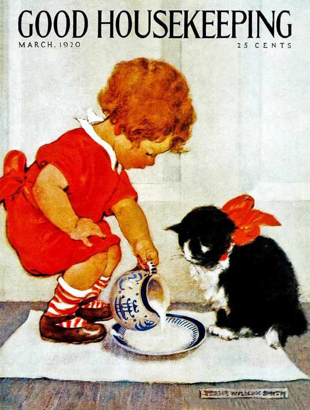 Dinner for Kitty - 500pc Jigsaw Puzzle by New York Puzzle Co.