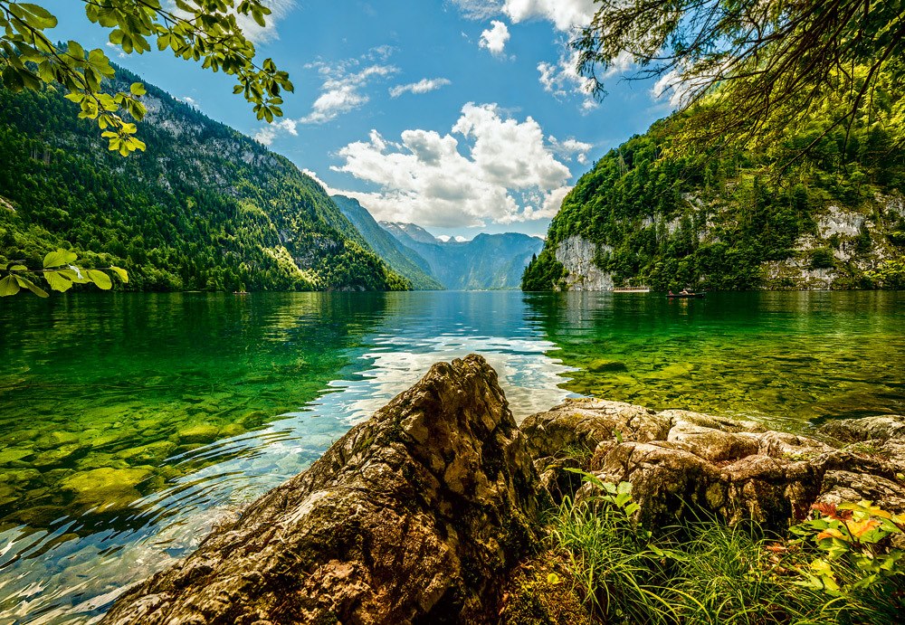 Lake Koenigsee in Germany - 1500pc Jigsaw Puzzle By Castorland