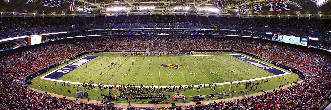NFL St. Louis Rams - 1000pc Panoramic Jigsaw by Masterpieces