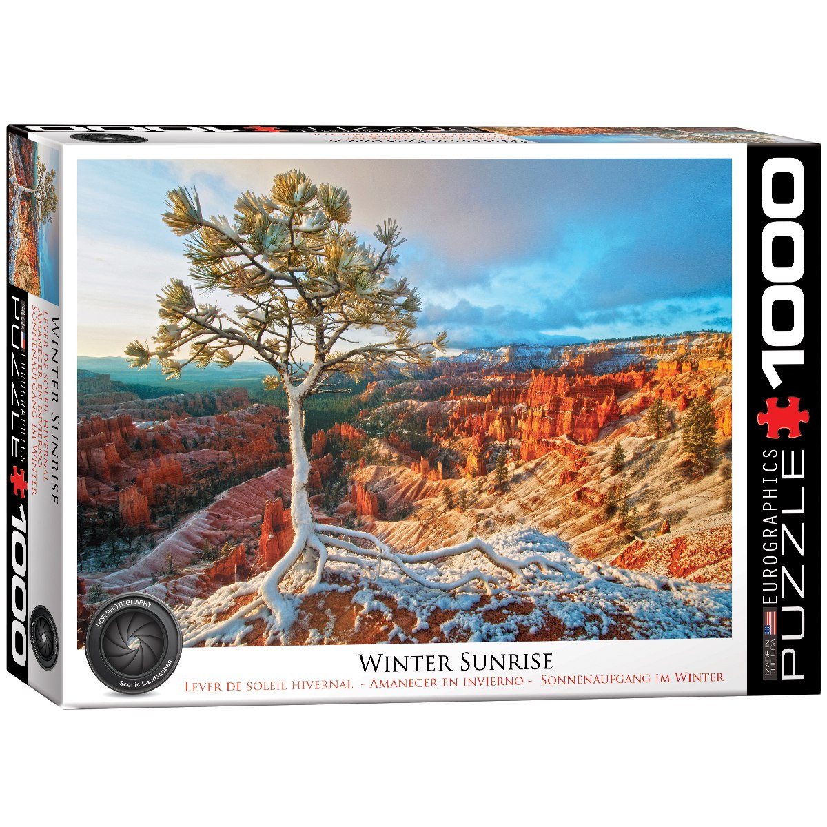 Winter Sunrise - 1000pc Jigsaw Puzzle by Eurographics